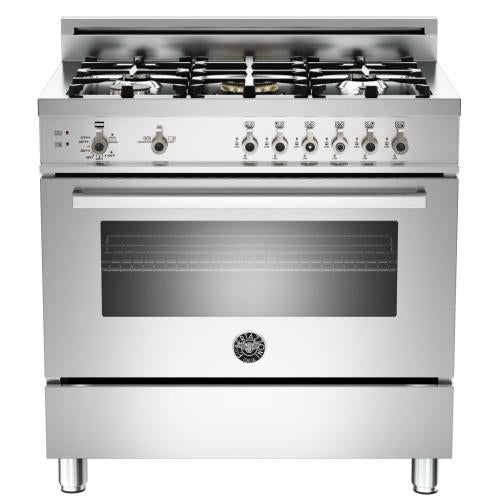 Bertazzoni PRO365GASX Professional Series 36 Inch Freestanding All Gas Range with Natural Gas