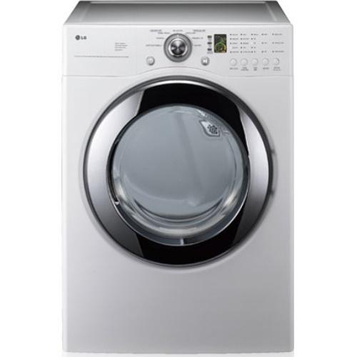 LG DLG2102W 27 Inch Gas Dryer with 7.3 cu. ft. Capacity, 7 Drying Programs, Wrinkle Care Cycle, Sensor Dry System, LED Display and Electronic Controls