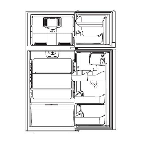 Haier ATB10ARW :10.1 Cu Ft Amana Fros
