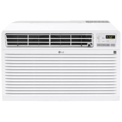LG LT0816CER 8,000 BTU Thru-the-Wall Air Conditioner with 10.7 EER, 2.1 Pts/Hr Dehumidification, Remote Control, 3 Fan Speeds, Trim Kit Included and Gold Fin Anti-Corrosion