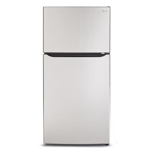 LG LTC20380ST 20.0 cu. ft. Top Freezer Refrigerator with 3 Adjustable Glass Shelves, 2 Humidity Controlled Crispers, Automatic Ice Maker, IcePlus Accelerated Freezing and Energy Star Qualified: Stainless Steel