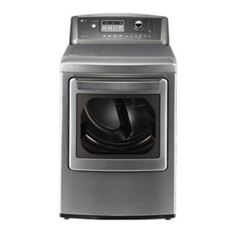 LG DLEX5101V 27 Inch Electric Steam Dryer with 7.3 cu. ft. Ultra Capacity, 14 Drying Cycles, TrueSteam Technology, SteamFresh Cycle, SteamSanitary Cycle and LED Electronic Control Panel: Graphite Steel