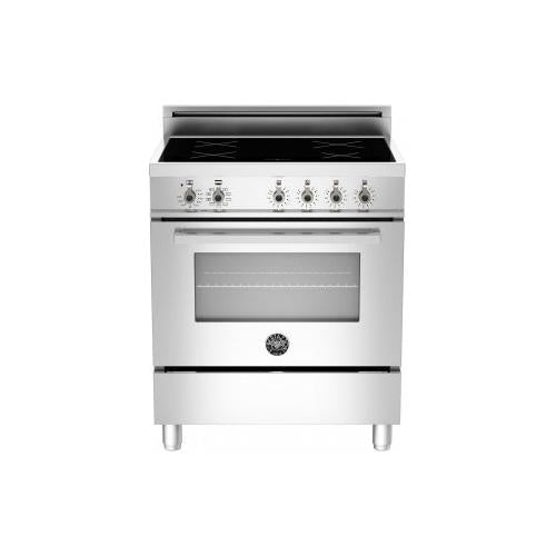 Bertazzoni PRO304INMXE Professional Series 30 Inch Freestanding Electric Induction Range with 4 Elements