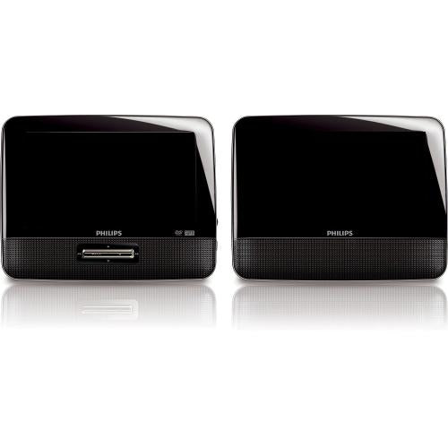 Philips PD7012/37 Portable Dvd Player 17.8 Cm (7-Inch) Lcd Dual Screens