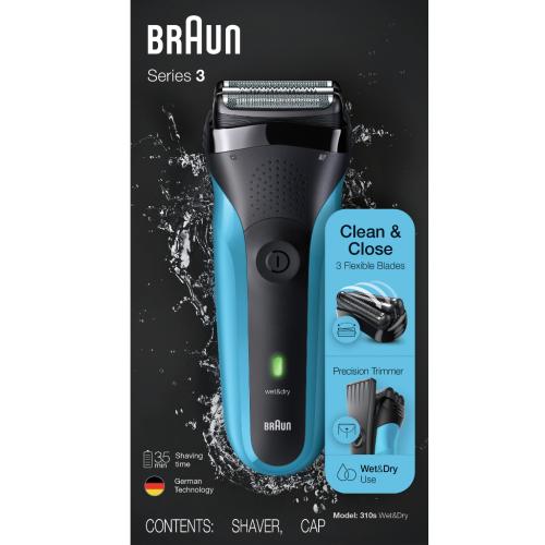 Braun 310 Blk/Blu Box Us - 81753066