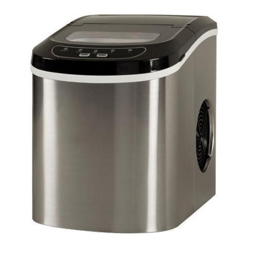 Haier HPIM25SS : Ice Maker, 25#, Blk/