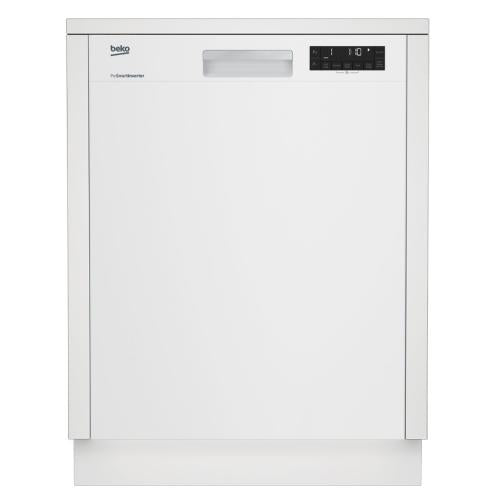 Beko 7664369580 24 Inch Front Control Dishwasher (White) - DUT25401W