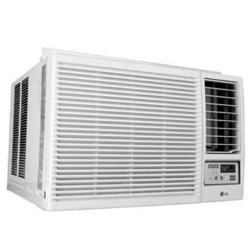 LG LW1810HR 18,000 BTU Room Air Conditioner with 12,000 BTU Electric Heat, 1,000 sq. ft. Cooling Area, Dehumidification, 9.7 EER, R-410A Refrigerant and Remote Control