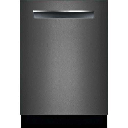 Bosch SHPM78W54N/20 800 Series Dishwasher 24'' Black Stainless Steel
