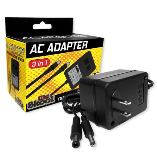 VIDEO GAMING Sega 3 In 1 Ac Adapter (Snes, - OS-7043
