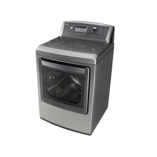 LG DLGX5102V 27 Inch Gas Steam Dryer with 7.3 cu. ft. Ultra Capacity, 14 Drying Cycles, TrueSteam Technology, SteamFresh Cycle, SteamSanitary Cycle and LED Electronic Control Panel: Graphite Steel