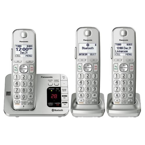Panasonic KXTGE463S Dect 6.0 Expandable Cordless Phone System