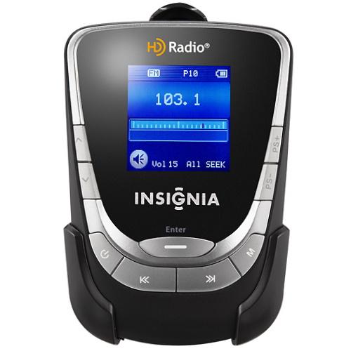 Insignia NSHD01 Hd Radio Portable Player - Black/Silver