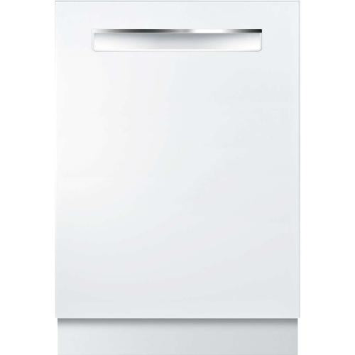 Bosch SHPM78W52N/01 800 Series Dishwasher 24'' Custom Panel Ready White