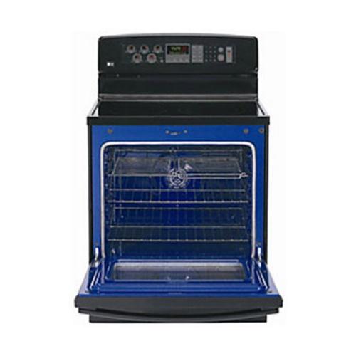 LG LRE30755SB 30 Inch Freestanding Electric Range with True Convection Cooking and 5 Radiant Elements: Black