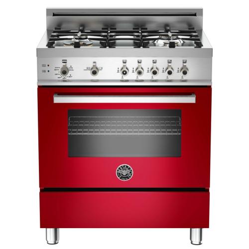 Bertazzoni PRO304GASRO Professional Series 30 Inch Pro-Style Gas Range with 3.6 cu. ft. Convection Oven