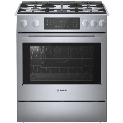 Bosch HGI8056UC/01 800 Series Gas Slide-In Range 30'' Stainless Steel
