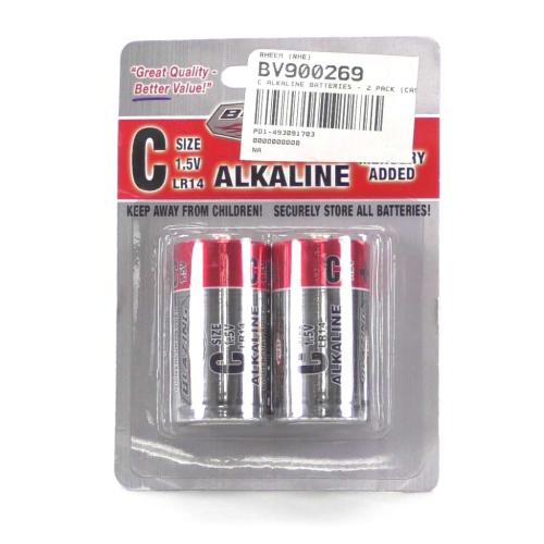 Rheem C Alkaline Batteries - 2 Pack - BV900269