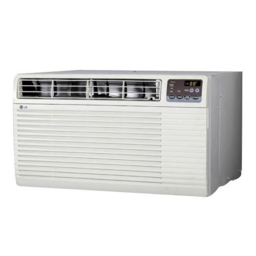 LG LT123HNR 11,500 BTU Through-the-Wall Air Conditioner with 11,200 BTU Electric Heat Capacity, 8.8 Energy Efficiency Ratio, R-410A Refrigerant and Remote Control