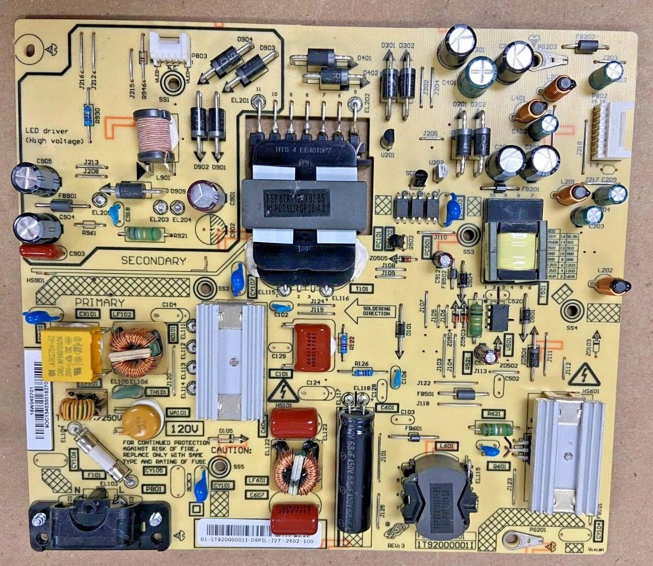 Insignia 1T92000001I Power Board