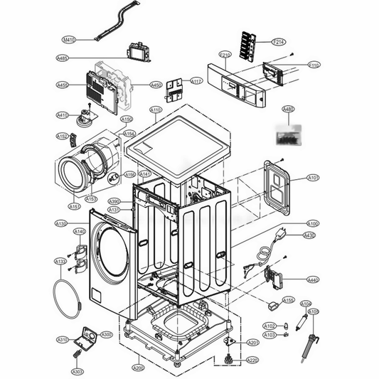 LG Display Pcb Assembly - EBR64458136
