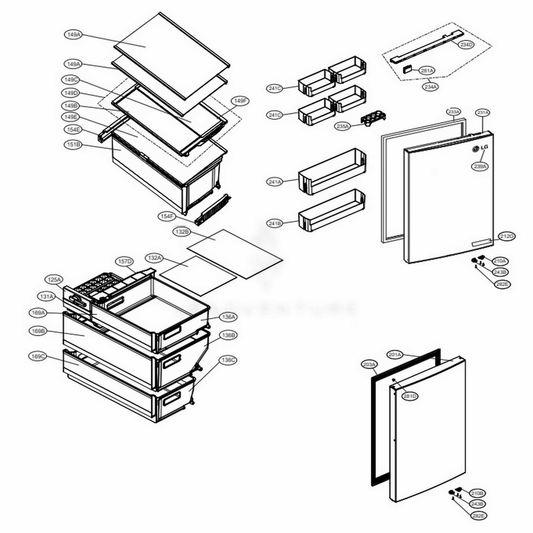 LG Drawer Cover - MCK68045503