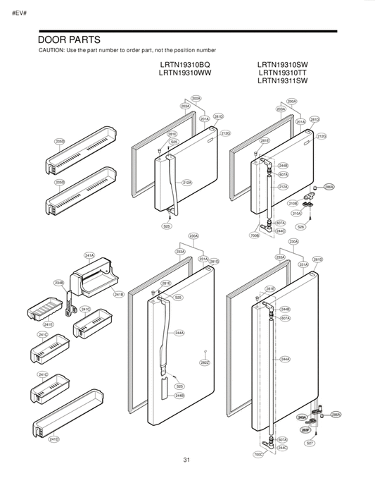 LG Refrigerator Door Basket - 5004JJ1038A