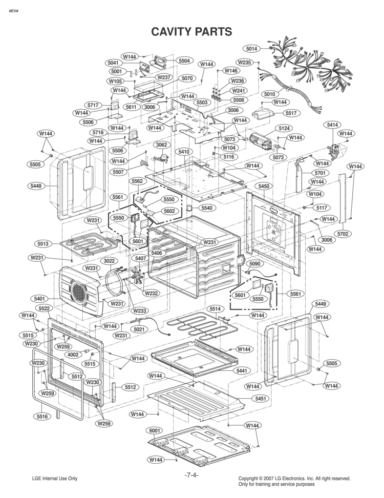 LG Single Harness - EAD51439103