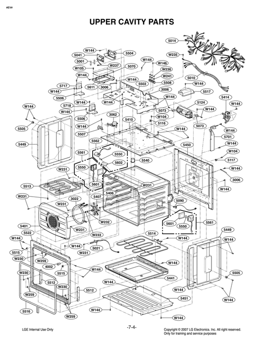 LG Chamber - MBR40415301