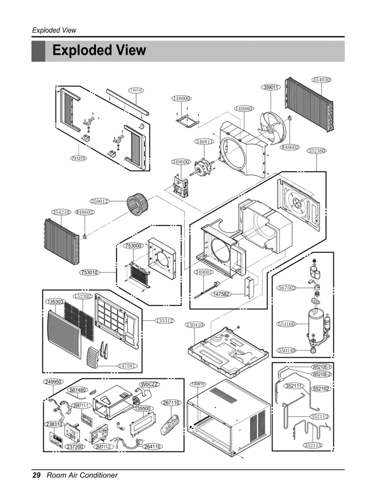 LG Vertical Louver - 4758AR7308D