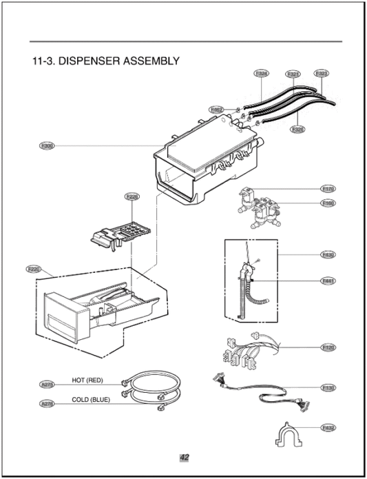 LG Drawer Panel Assembly - AGL73137001