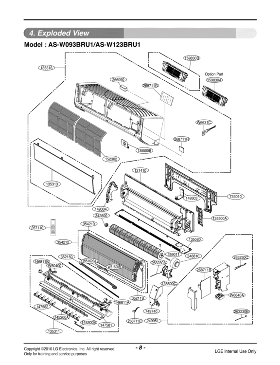 LG Tubing Holder - MEG56994601