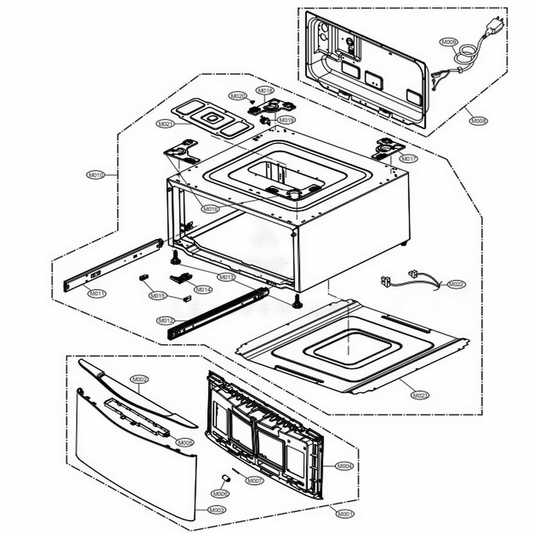 LG Front Cover Assembly - ACQ87681136