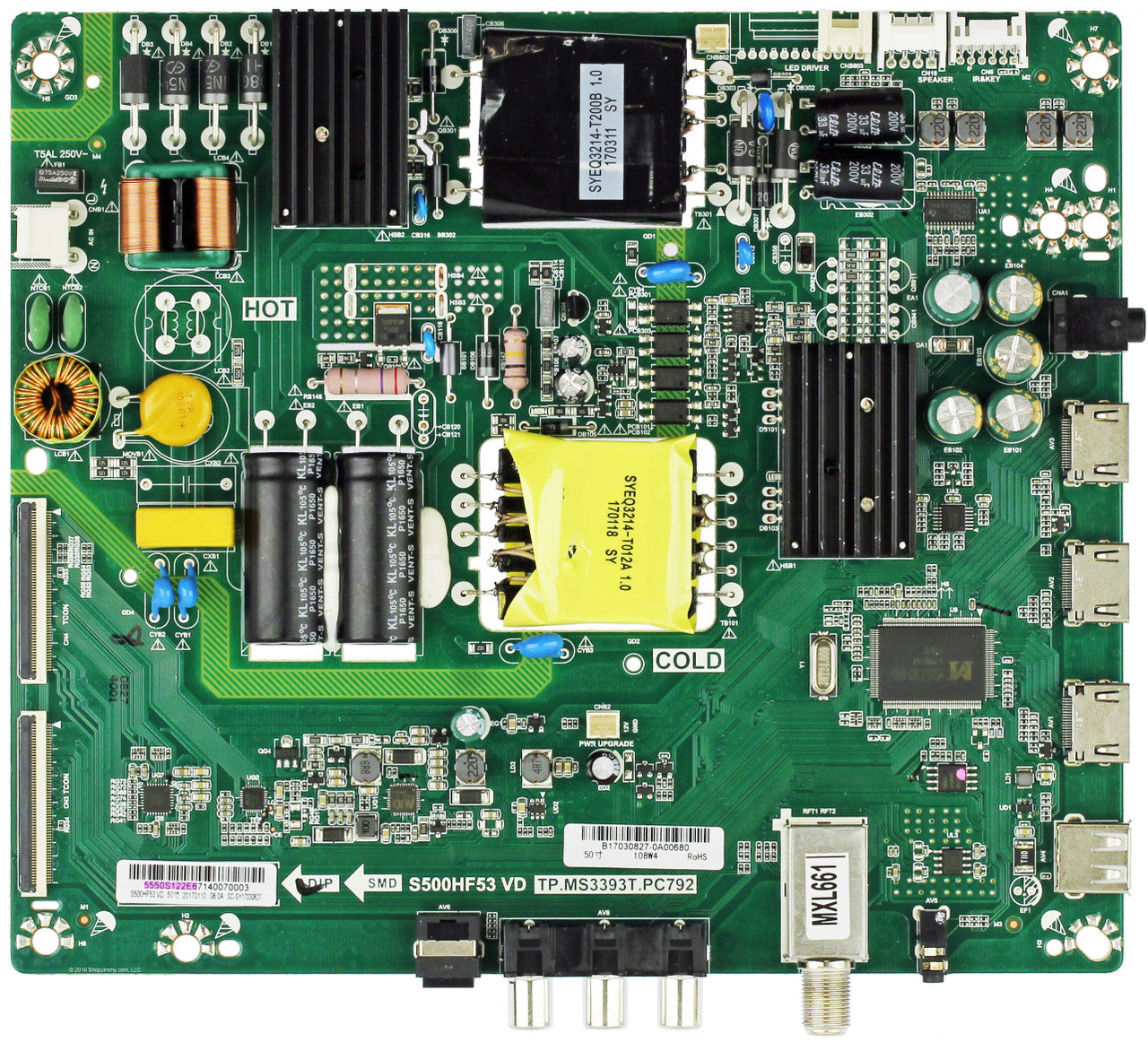Insignia Main And Power Board - 55.50S12.2E6