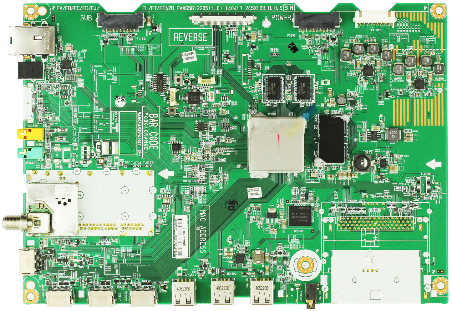 LG Bpr Total Assembly - EBU62543501
