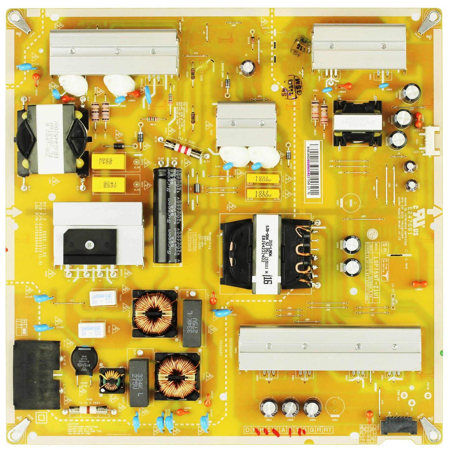 LG Power Supply Assembly - EAY65895542
