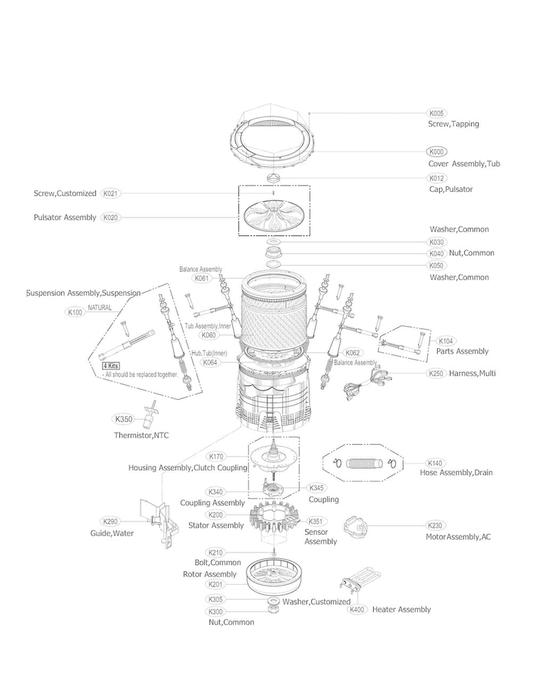 LG Coupling - MCJ61861204