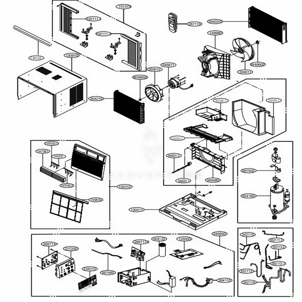 LG Frame Assembly - ADV74688904