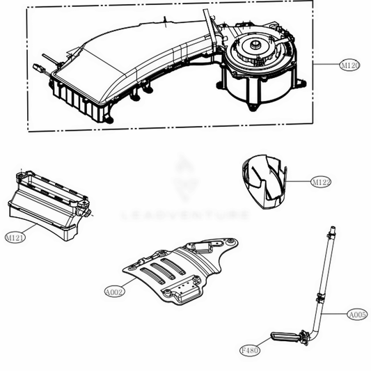 LG Mesh Filter Assembly - ADQ73353401