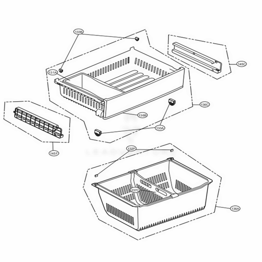 LG Rail Guide - MEA65450001