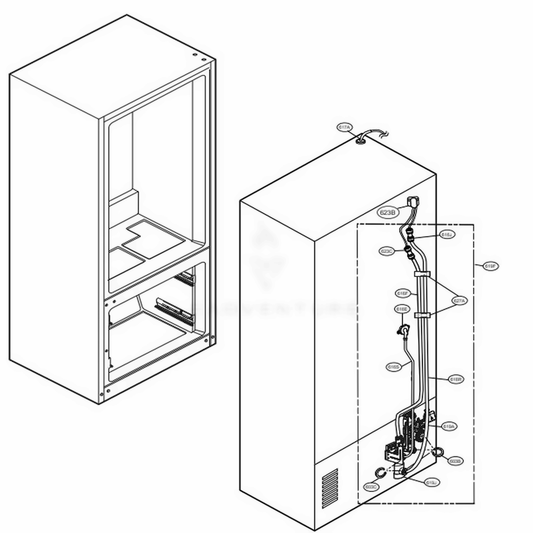 LG Plastic Tube - MJU39256458
