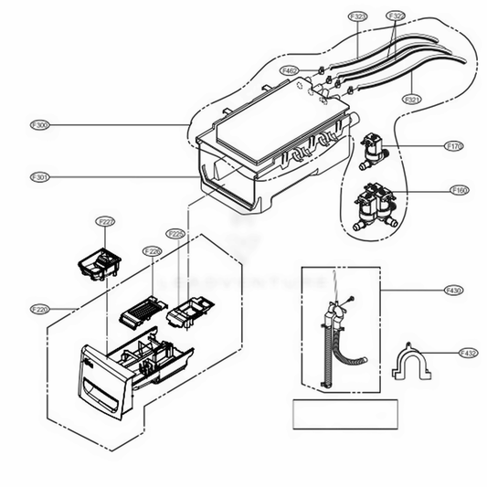 LG Panel Assembly,Drawer - AGL30019115