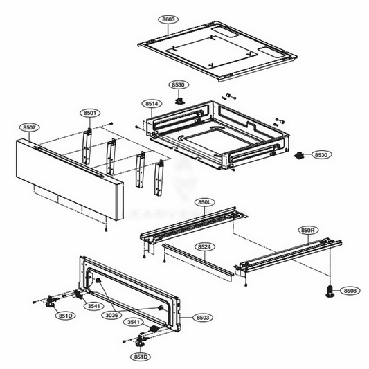 LG Range Bracket,Mount - MAZ67454001