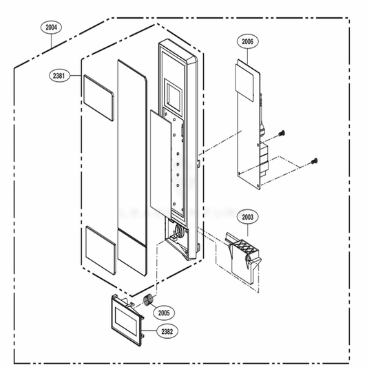LG Controller Assembly,Touch - ACM75218735