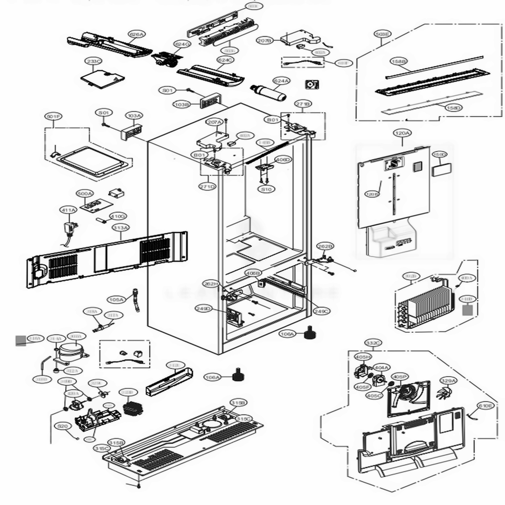 LG Display Pcb Assembly - EBR85856001