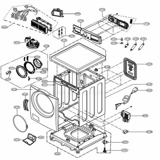 LG Panel Assembly,Control - AGL30019510