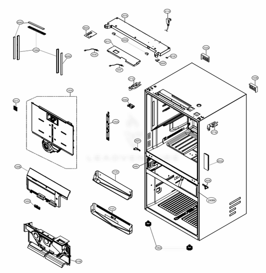 LG Tray Assembly,Drain - AJP76195401
