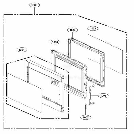LG Sub Door Assembly - ADC74886509