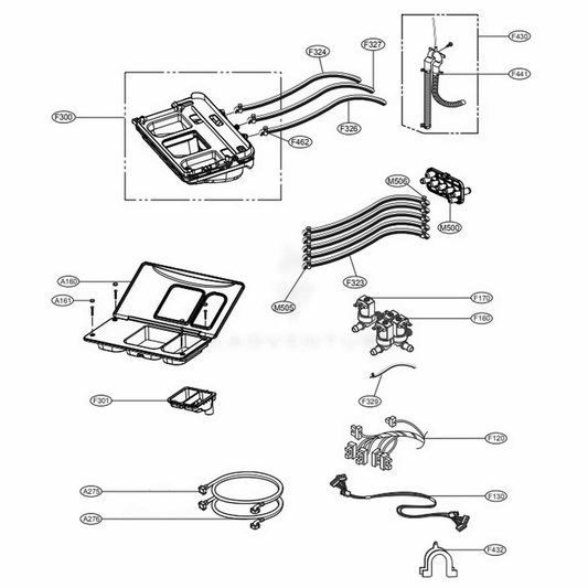 LG Dispenser Assembly - ACZ55907503