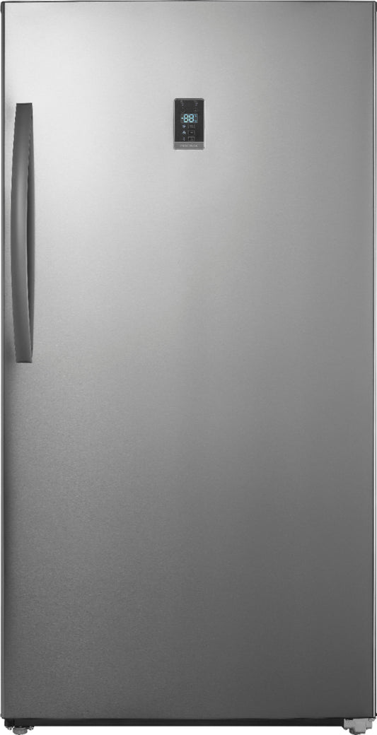Insignia NSUZ17SS0 17 Cu. Ft. Garage Ready Convertible Upright Freezer with ENERGY STAR Certification - Stainless Steel